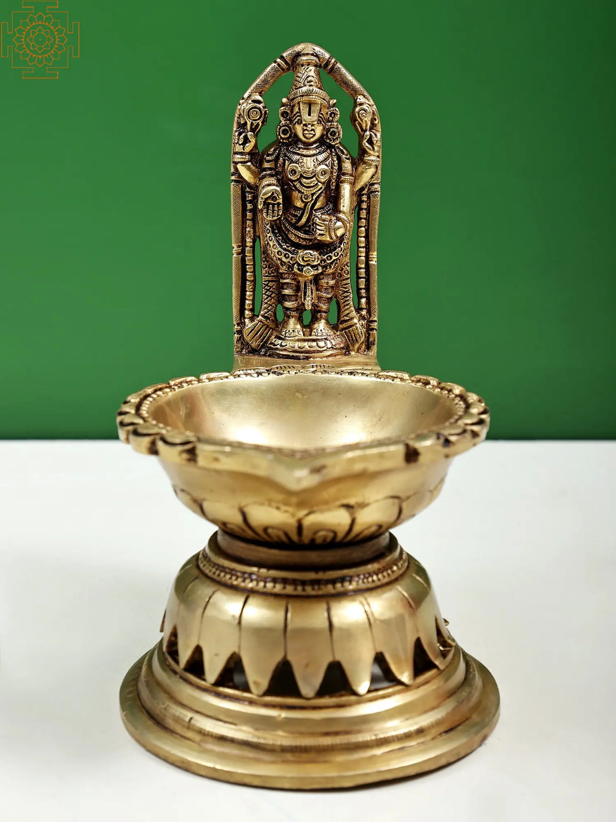 Brass Tirupati Balaji Lamp