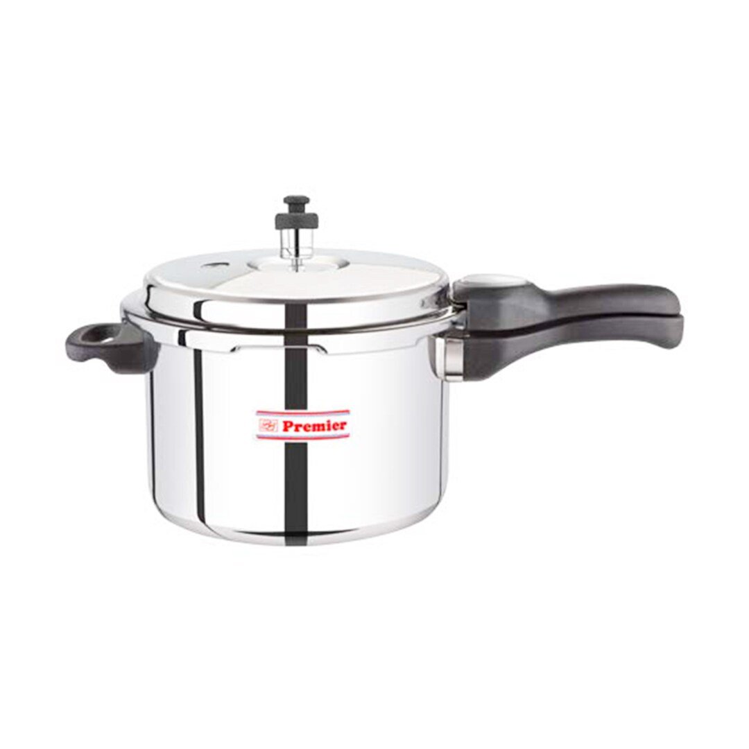 Premier Comfort Stainless Steel Pressure Cooker Silver 10Ltr